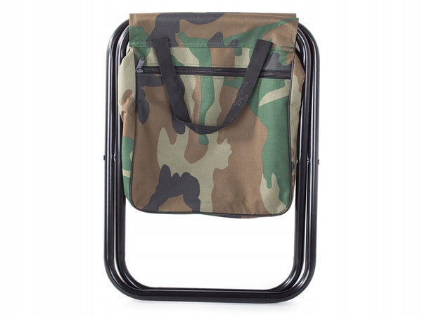 Silla Mini Taburete de Camuflaje para Pesca con Bolsillo incluido