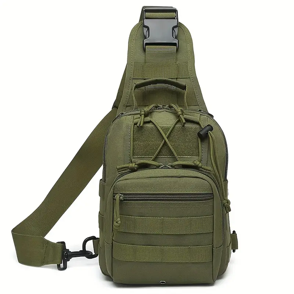 Bolso Tipo Bandolera de Pecho Verde Militar