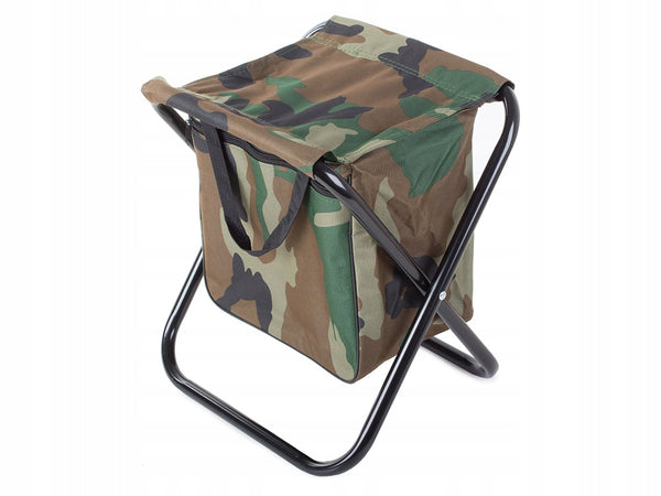 Silla Mini Taburete de Camuflaje para Pesca con Bolsillo incluido