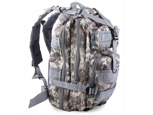 Mochila Táctica Militar 26L Digital Gris