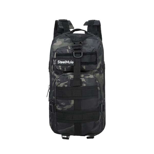 Military Tactical Backpack 26L Black CAMO