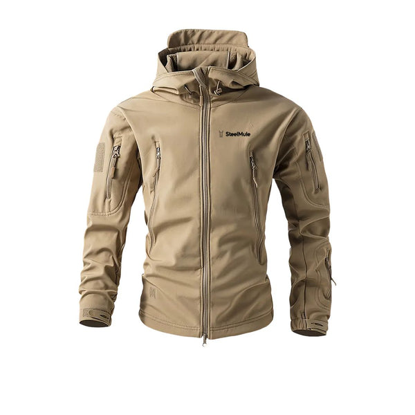 Chaqueta Táctica Militar Impermeable Caqui Steel Mule