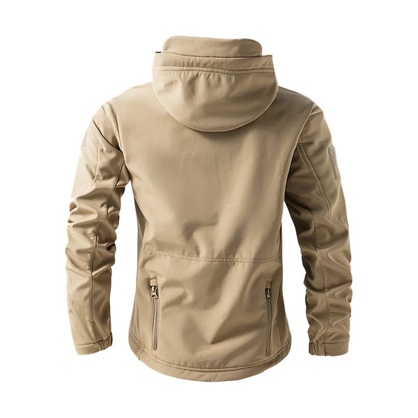 Chaqueta Táctica Militar Impermeable Caqui Steel Mule