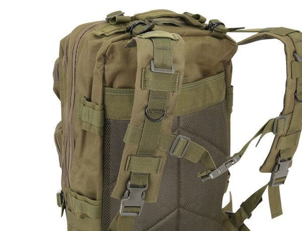 Mochila Táctica Militar Steel Mule 38 Litros Verde Oliva - Military Tactical Backpack Steel Mule 38 Liters Olive Green