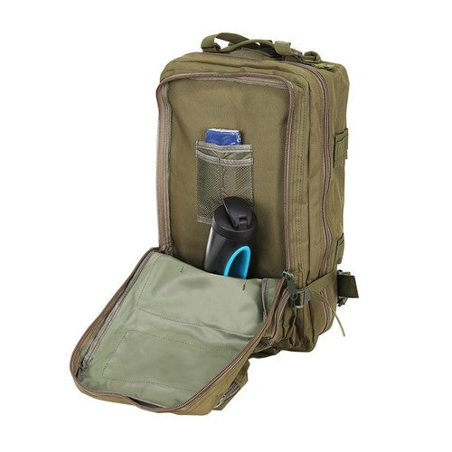 Mochila Táctica Militar Steel Mule 38 Litros Verde Oliva - Military Tactical Backpack Steel Mule 38 Liters Olive Green