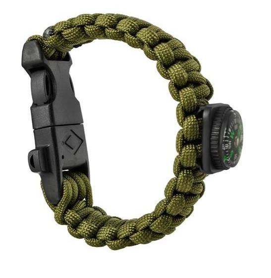 Pulsera de Supervivencia 5 en 1 - Verde