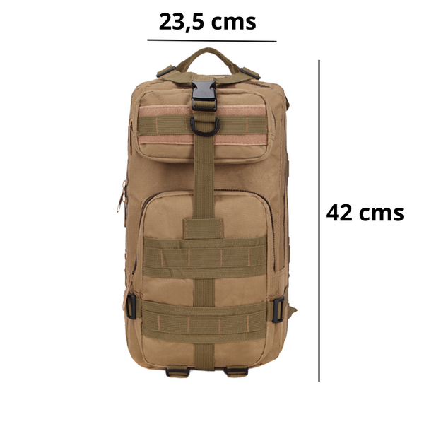 Mochila Táctica Militar 26L Beige Steel Mule