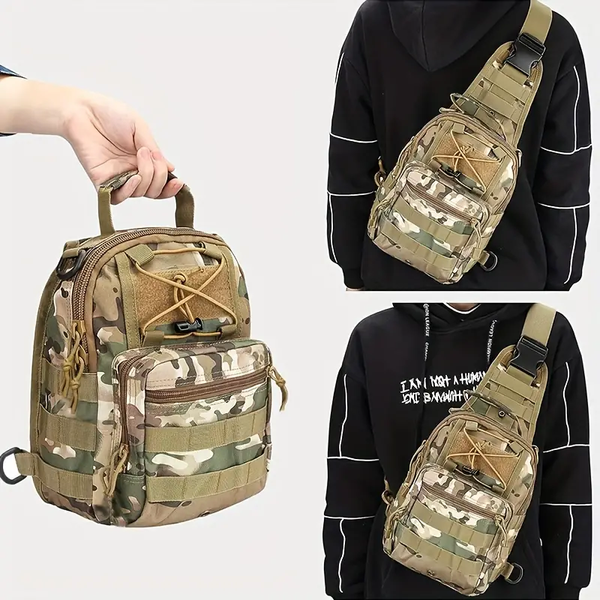 Coyote Camouflage Chest Crossbody Bag