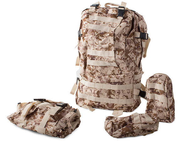 Mochila Táctica Militar De Supervivencia 48.5L Digital Desert