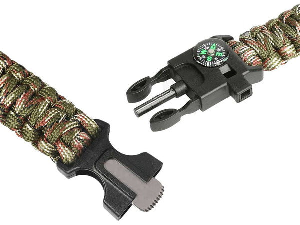 5 in 1 Survival Bracelet