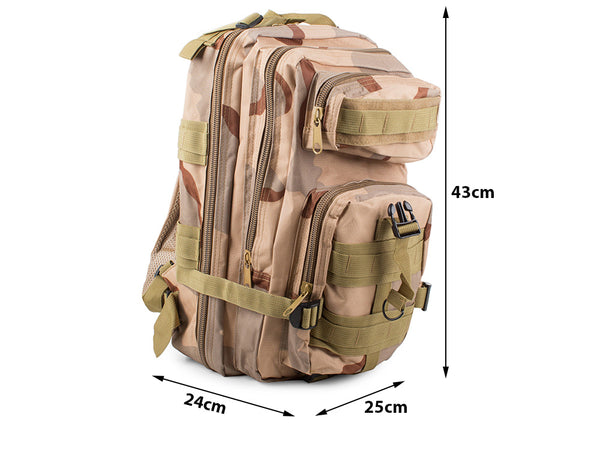 Military Tactical Backpack 26L Sahara