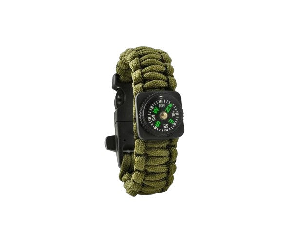 Pulsera de Supervivencia 5 en 1 - Verde