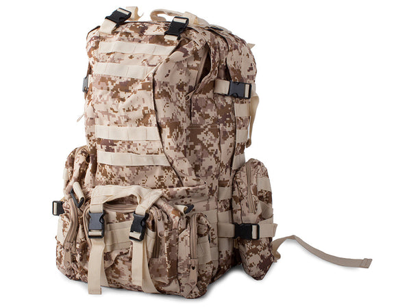 Mochila Táctica Militar De Supervivencia 48.5L Digital Desert