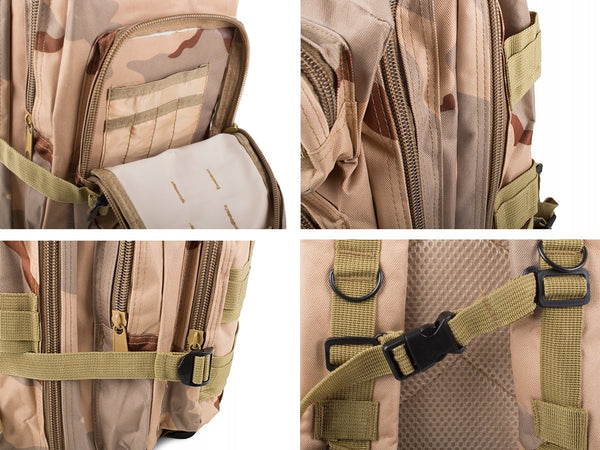 Military Tactical Backpack 26L Sahara