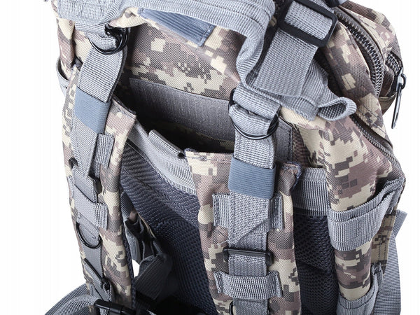 Mochila Táctica Militar 26L Digital Gris