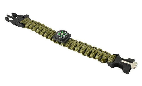 Pulsera de Supervivencia 5 en 1 - Verde